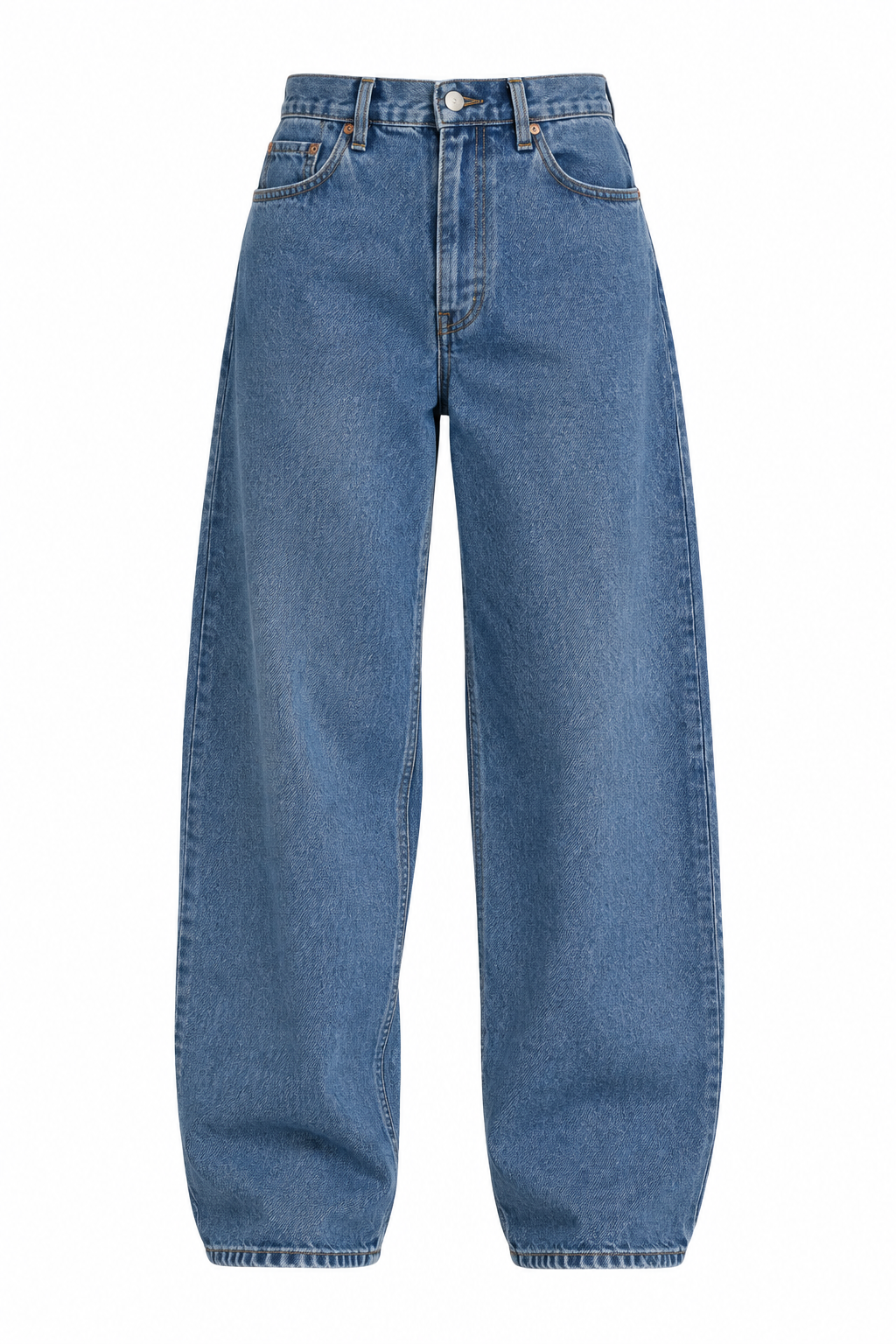 Calças Baggy Azul Clássico