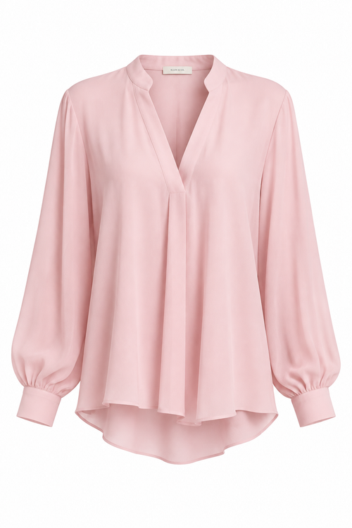 Blusa Fluida Rosa