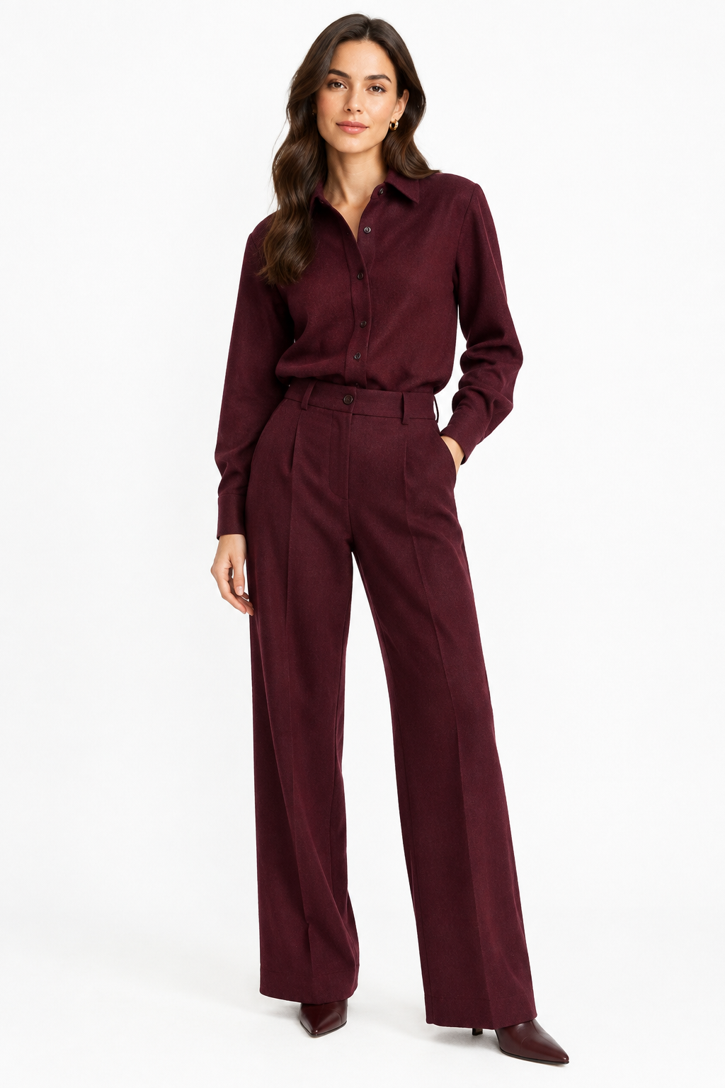 Modelo com Conjunto Bordeaux