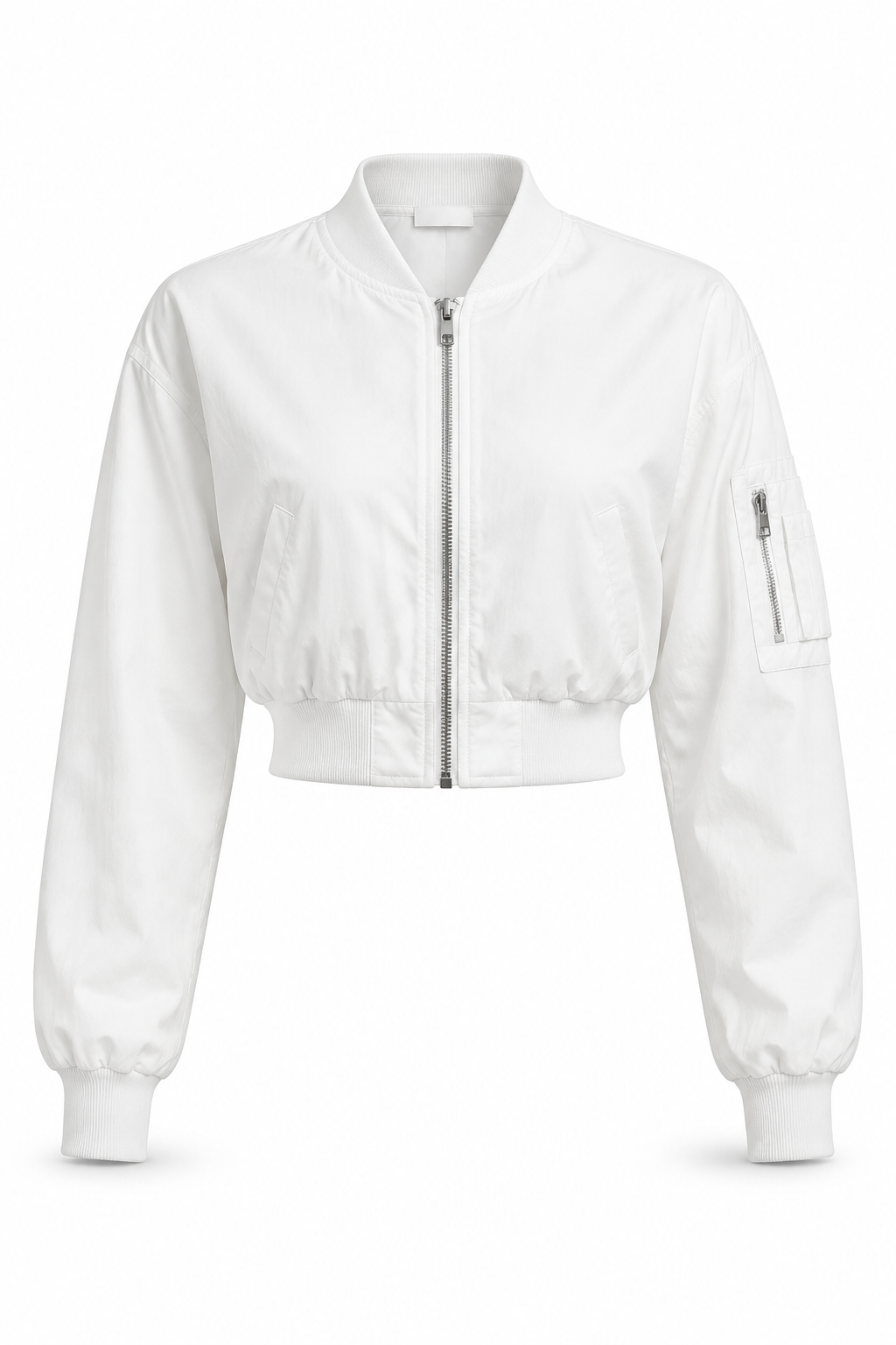 Bomber Cropped Branco